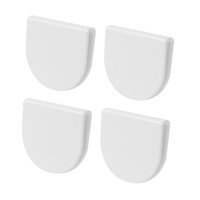 Bothyi - 4X Clips Para Cortina De Ducha, Color Blanco, Fáciles De Instalar, Duraderos, Para Cortina De Baño