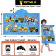 thumbnail image 4 of Toalla de baño y playa con capucha Bavilk Kids, algodón superabsorbente, 4 of 6