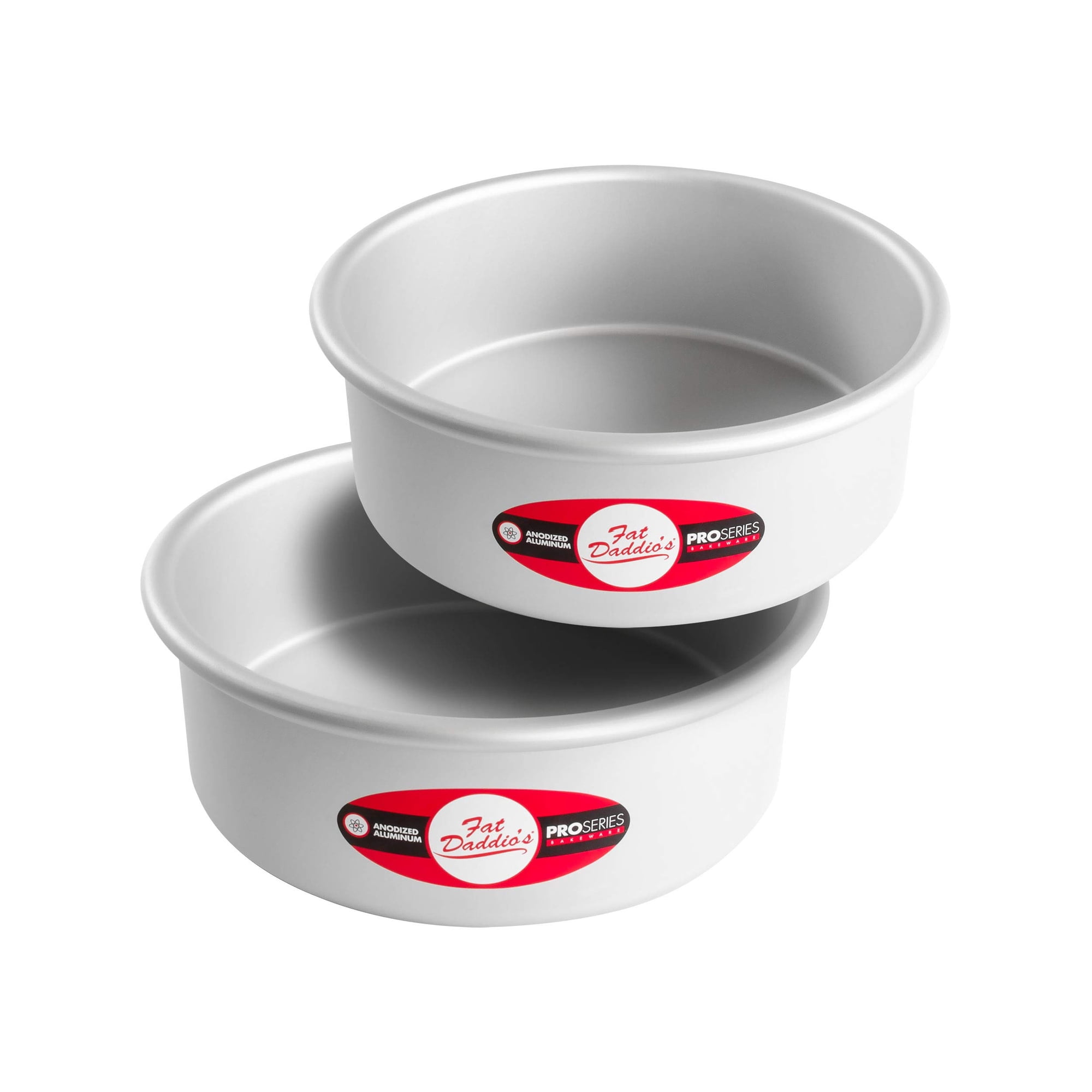 Moldes Redondos Fat Daddio's Prd-83set De Aluminio Anodizado De 20,3 Cm