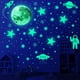 thumbnail image 3 of Estrellas que brillan en la oscuridad para el techo, 103 piezas de estrellas que brillan en la oscuridad, decoraciones de pared para niños, para dormitorio infantil, 3 of 5