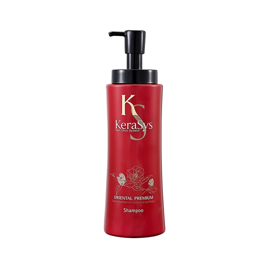 Kerasys - Shampoo Coreno Premium Para Cabello Dañado Con Ginseng Y Camelia, Oriental Premium Shampoo 600ml -