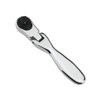 Xusx111 - 1/4 Pulgadas Mini Llave De Ratchet Destornillador De Acero Cromado Vanadio Reversible 72 Dientes 2 En 1 Cabeza De Lote De Enchufe Llave Rápida Con Cabeza Cuadrada, Enchufe