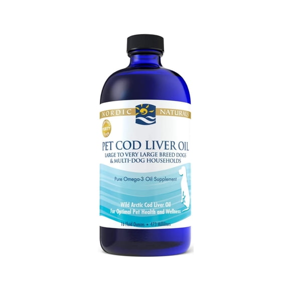 Aceite de hígado de bacalao Nordic Naturals Pet 473 ml 1104 mg Omega-3