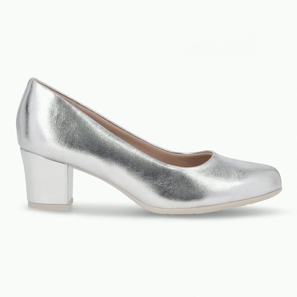 Zapato Mujer Plateado Laura Piccadilly
