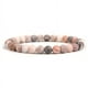 thumbnail image 5 of Gorgeous Matte Natural Pink Zebra Jasper Stone Bracelet - Perfect for Yoga, Meditation, Relaxation & Anxiety Relief - A Perfect Gift for Women & Couples!, 5 of 5