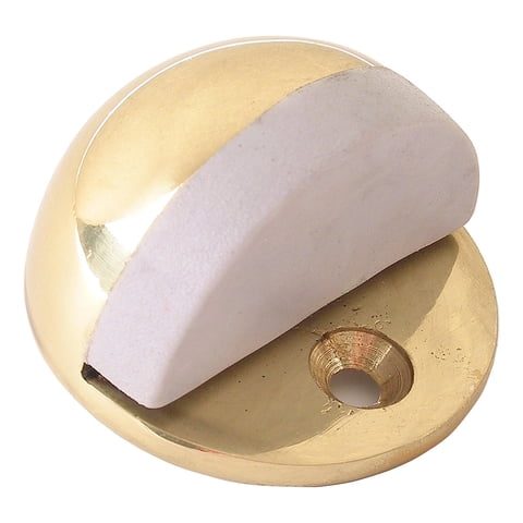 Tope De Puerta Medialuna Metálico Dorado 25 Un Dvp