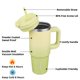 thumbnail image 2 of Vaso térmico BJPKPK de 30 oz de acero inoxidable aislado, 2 of 6