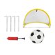 thumbnail image 3 of Portería De Fútbol Emergente Premium Plegable Durable Amarillo Porterías Portátiles Redes 80cm, 3 of 5