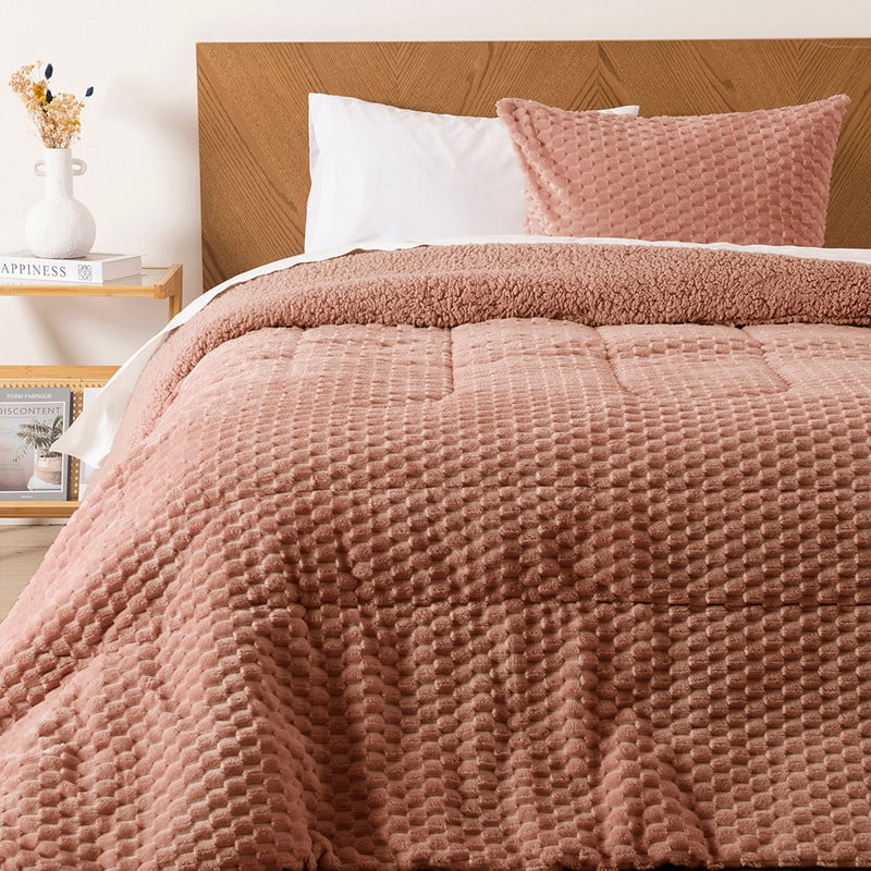 Mashini - Plumon Flannel Jqd Sherpa 1.5 P Terracota