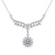 thumbnail image 1 of Collar con Colgante de Moissanita 0.5Uds Color D VVS1 Diamante Creado en Laboratorio Cadena de Collar Collar con Colgante de Plata Esterlina 925 para Mujer, 1 of 7