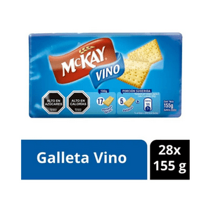 Pack Galleta Mckay® Vino 155G X28