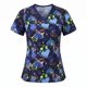 thumbnail image 1 of Delantal Mujer tela elasticada estampada. Combina con Azul Rey - Art. 2284, 1 of 3