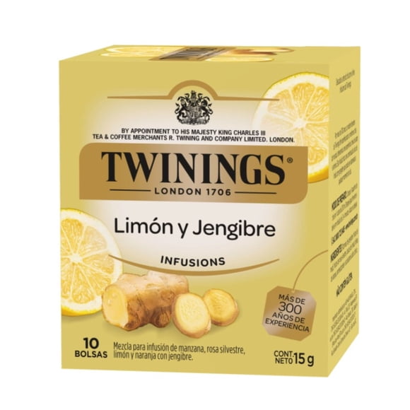 Té Limón y Jengibre Caja, 10 un