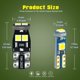 thumbnail image 2 of Bombilla LED DODOFUN T5 T10 12 V 320 lm blanca para cuadro de instrumentos, 2 of 7