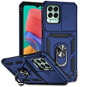 Estuche Gangxun Para Samsung Galaxy M33, Soporte Giratorio 360°, Estilo Mecánico Y Magnético