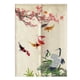 thumbnail image 1 of Grúa de cortina de puerta de lino de algodón de estilo japonés y peces-75x120cm, 1 of 5