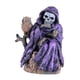 thumbnail image 5 of Adorno De Capa Morada Con Esqueleto De Halloween Para Estantería De Mesa De Fiesta, 11,4 Cm X 4,7 Cm, 5 of 5