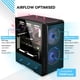 Funda para PC LIAN LI LANCOOL 216 E-ATX Airflow RGB con ventiladores ...
