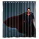 thumbnail image 1 of Cortina de ducha Superman Comfort, juego de cortina de baño con ganchos, tamaño 66 x 72 pulgadas, 1 of 3