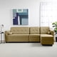 thumbnail image 1 of Seccional Boxter Xl Der Tela Beige, 1 of 7