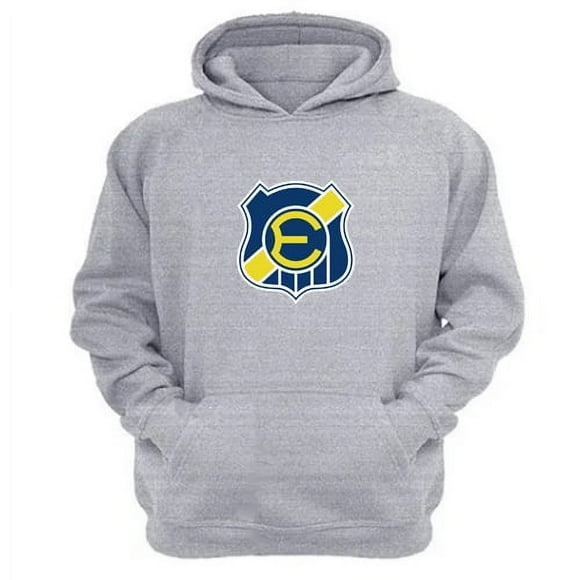 Polerón Canguro Everton Gris Claro Talla Xs Unisex