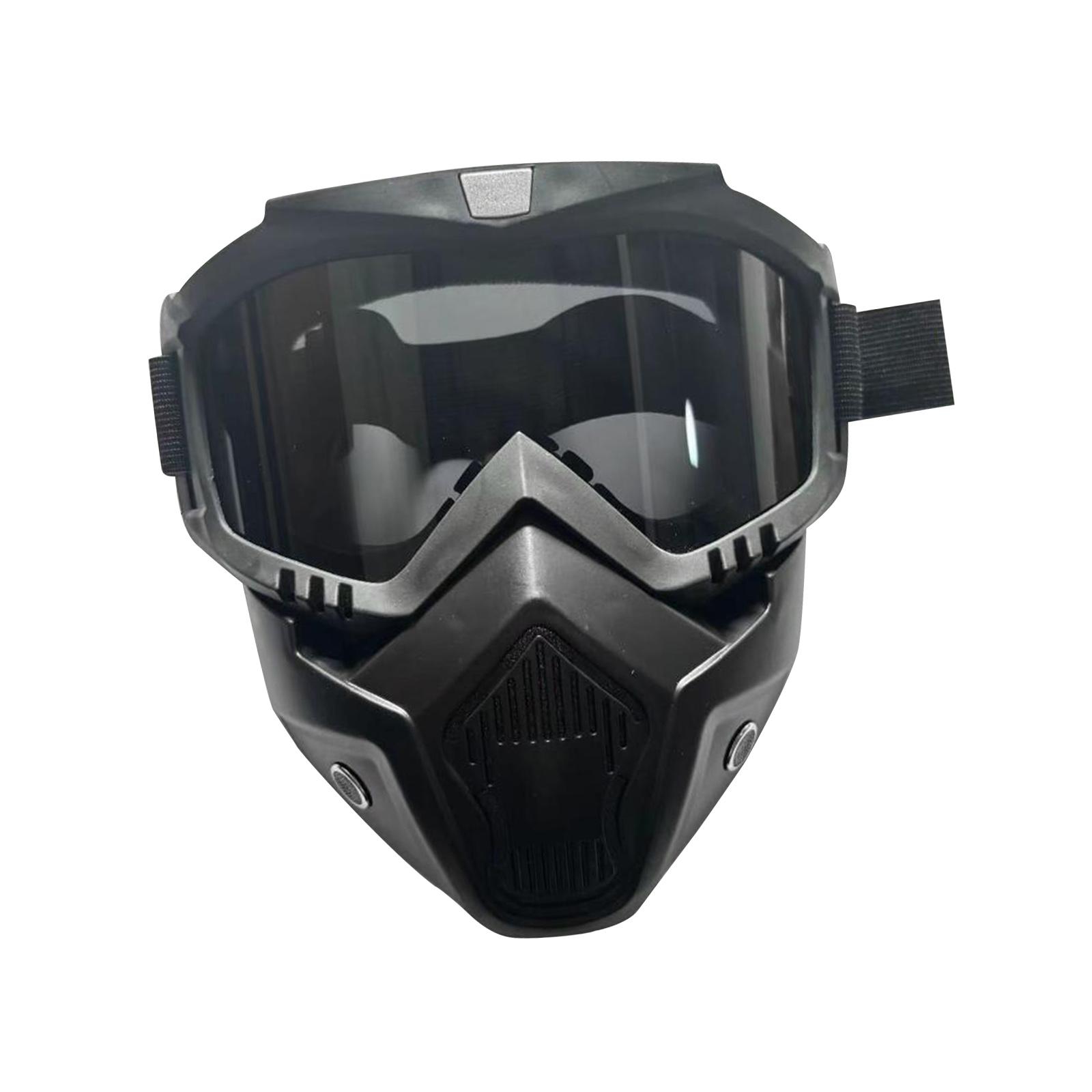 Magideal - Máscara De Soldador Resistente A Impactos, Protector Facial Desmontable, Antivaho Y Antisalpicaduras Para Soldadura Vidrio Gris