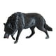 thumbnail image 3 of Mini Estatuilla De Lobo Artesanal, Juguetes De Animales En Miniatura Para Niños, Niñas, Niños, Negro, 3 of 3