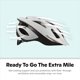 thumbnail image 2 of Casco de bicicleta Schwinn Thrasher para adultos blanco 58-62 cm, 2 of 7