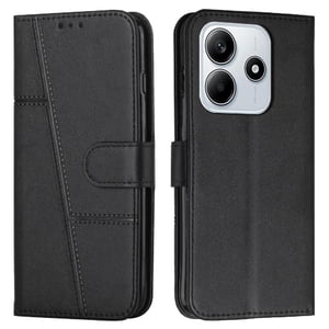 Foxdock - Funda Flip Para Xiaomi Redmi Note 14 4G – Carcasa Delgada Y Resistente A Impactos Con Soporte Para Uso Diario Y Profesional