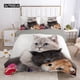 thumbnail image 1 of x970 Bed SheetsCat Duvet Cover Set Lovely Animal Kitten Printed Quilt Cover Kids Teens Girl Animal Size Polyester Bedding Set 3-Piece Bedding Set (1 Duvet Cover + 2 Pillow Shams) nj970, 1 of 5
