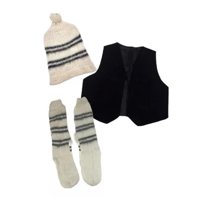 Genérico - Vestimenta Chilote Para Adulto Chaleco Con Gorro Y Calcetin