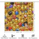 thumbnail image 2 of Set de Cortina de Ducha Desmarcar Emoji 4 Piezas, 2 of 6