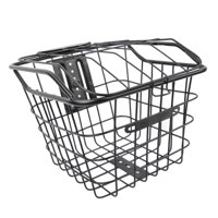 Ioensy - Cesta Delantera Para Bicicleta Eléctrica De Hierro, Práctica Y Universal, Ideal Para Parques, Camping Y Ciclismo.