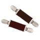thumbnail image 4 of Cárdigan Elegante Suéter Clips Cincha Blusa Camisa Cuello Clip Marrón + Rojo, 4 of 6