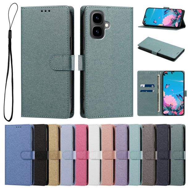 Cartera Funda para Infinix Smart 10 Carga Inalámbrica, Verde Oscuro