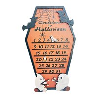 Bothyi - Calendario De Adviento De Halloween Con Cuenta Regresiva, Decoración Espeluznante Para La Mesa, La Oficina Y El Dormitorio