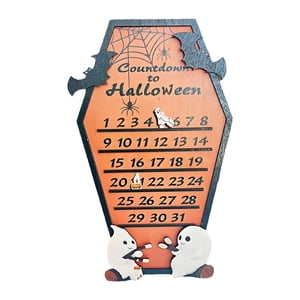 Bothyi - Calendario De Adviento De Halloween Con Cuenta Regresiva, Decoración Espeluznante Para La Mesa, La Oficina Y El Dormitorio