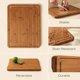 thumbnail image 4 of Juego de 4 tablas de cortar de bambú ROYAL CRAFT WOOD, 4 of 9
