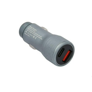Cargador Usb Super Rapido Para Automovil Tecmaster Con 2 Usb. Usb C + Usb A
