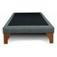 thumbnail image 1 of Base De Cama Plaza Y Media 1 5 Gris Lino, 1 of 2