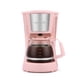 thumbnail image 1 of Cafetera De Vidrio 5 Tazas Color Rosa 750 Ml, 1 of 5