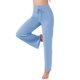 thumbnail image 1 of INSPIRE CHIC Pantalones de pijama para mujer de pierna ancha con cordón, pantalones de chándal elásticos, pantalones de salón Palazzo, pantalones de yoga para dormir M Azul claro, 1 of 6