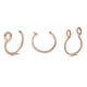 thumbnail image 1 of 3/5pcs Stainless Steel Septal Ring Clip for Unisex - Non-Piercing Body Jewelry for a Natural Look, 1 of 5