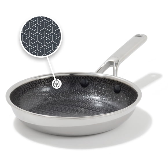 Sartén OXO Hybrid de acero inoxidable antiadherente de 20 cm