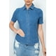 thumbnail image 5 of Top Vaquero con Cuello Abotonado, 5 of 5