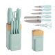 thumbnail image 1 of Juego de cuchillos Tasty Aqua de 10 piezas con bloque, 1 of 7