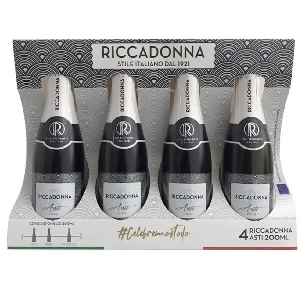 RICCADONNA ESPIUMANTE ASTI 7G RICCADONA 4X200CC | Lider