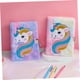 thumbnail image 2 of 2 cuadernos de unicornio con cubierta de felpa, regalo para estudiantes, cuaderno de diario para niñas, 2 of 7