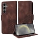 thumbnail image 1 of Carcasa FOXDOCK Samsung Galaxy S24 de cuero PU, diseño acolchado clásico, protección contra caídas y rayones, 1 of 5