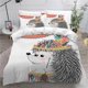 thumbnail image 1 of v352 Bed Sheets Forest Animal Cartoon Zoo Bedding Set,Duvet Cover Comforter Bed Set Quilt Cover Pillowcase,King Queen Twin Size Boys Girls Adult 3-Piece Bedding Set (1 Duvet Cover + 2 Pillow Shams) Be, 1 of 5